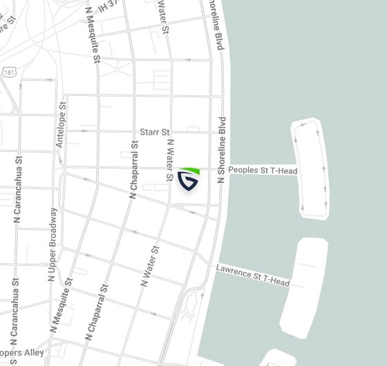 The Garza Law Firm Office Map