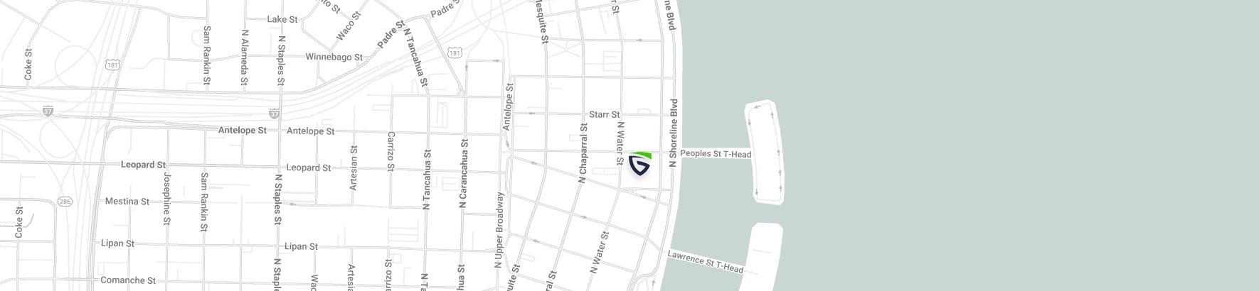 The Garza Law Firm Office Map